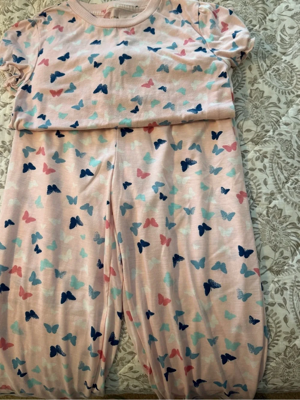 3 pairs of girls pajamas size 10/12
